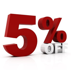 5 Percent Off Card